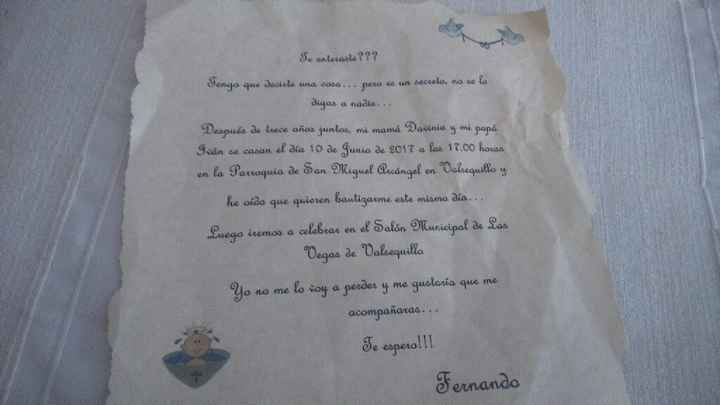 Así fueron mis invitaciones! - 2