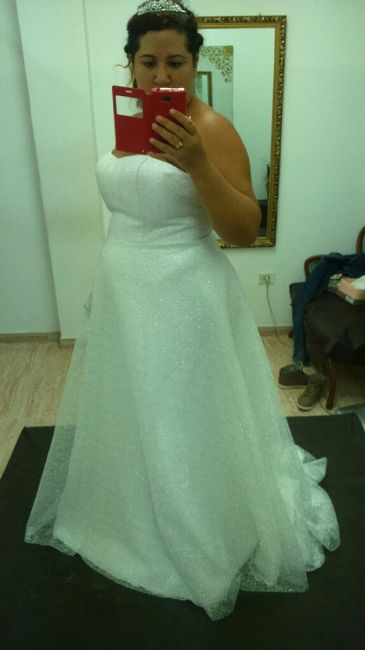 Lo veis como vestido de novia? - 2