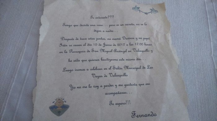 Así fueron mis invitaciones! - 2