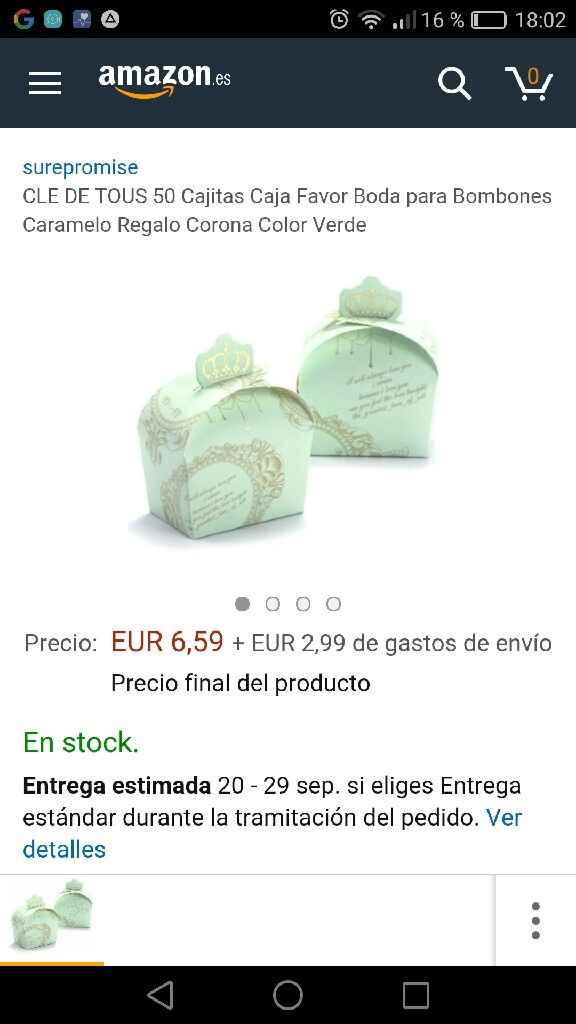 Cajitas para detalles invitados - 1