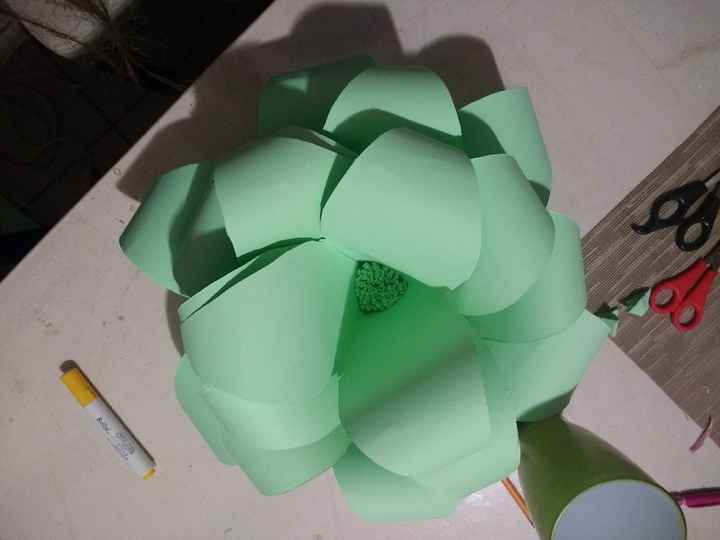  Flores de papel 🌼🌸 - 5