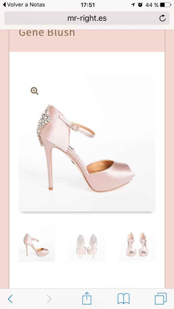 Zapatos rosa cuarzo - 1