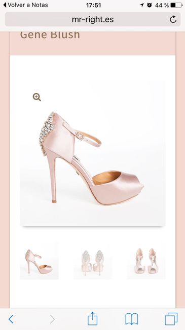 Zapatos rosa cuarzo - 1