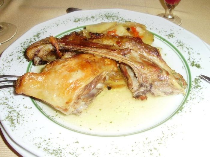 cordero asado