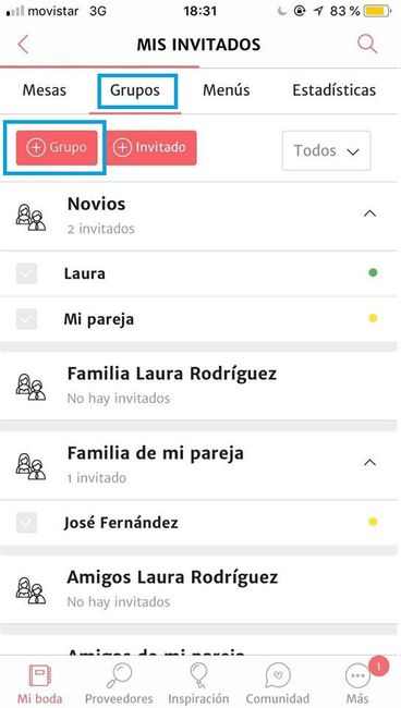 ¿Cómo crear la lista de invitados desde la APP? 3