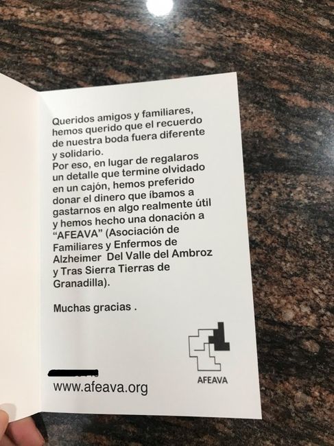 Regalo solidario 2