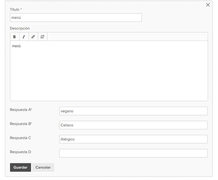 Cambio menus 1