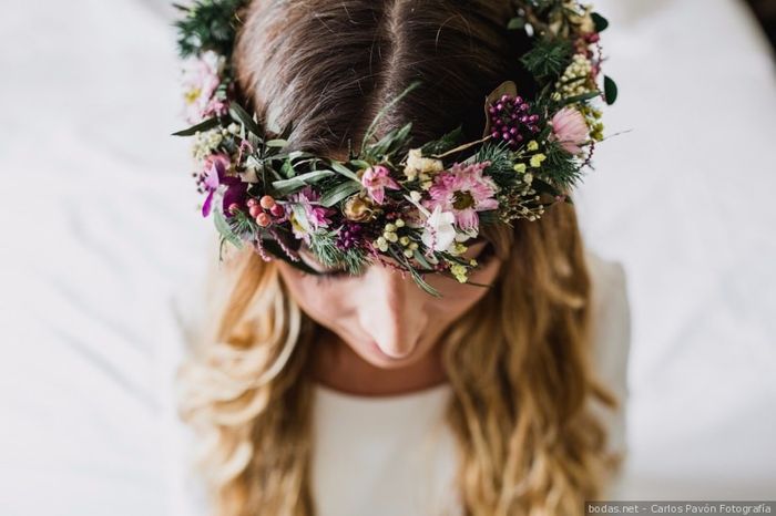Estas CORONAS DE FLORES... ¡lo petan muy mucho! 🌸 - 1