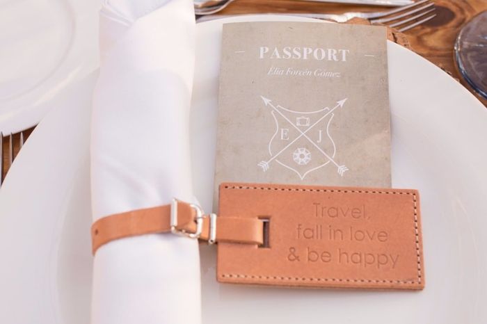 ¡Ideas muy top para una boda con temática viajera! 🌍 5