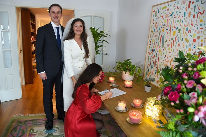 ¿Qué te parece la boda invernal más especial en mitad del temporal Filomena? 💍 3