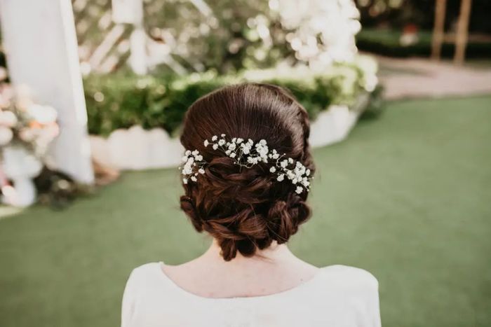 "Flores Peinadas" 🌸 Inspiración de boda 1