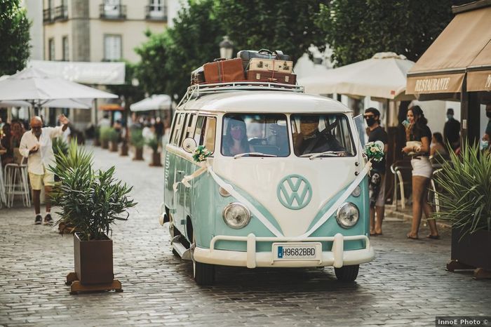 Llegar a la ceremonia en caravana, ¡Sí, quiero! 😎 1