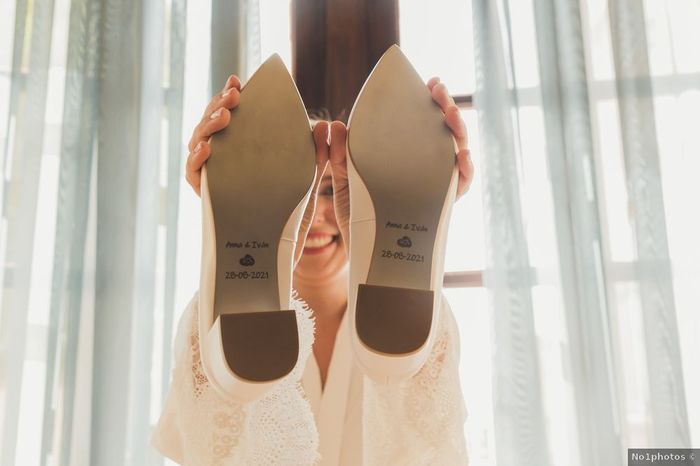 Si personalizases tus zapatos de novia, ¿lo harías así? 👠 1