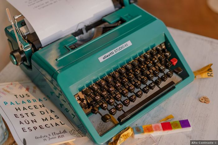 Las dedicatorias de vuestros invitados: ¿escritas a mano o máquina? 1