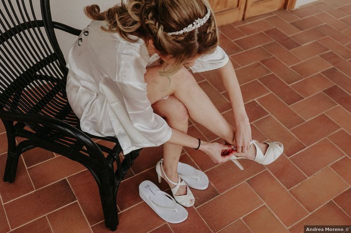 ¿Qué tacón debe llevar el zapato de novia? 👠 2
