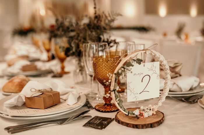 ¿Identificaréis las mesas del banquete con un número? 🤔 1