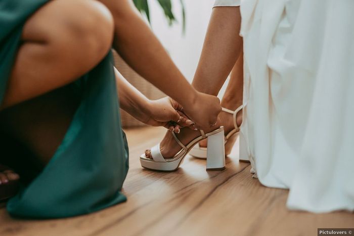 ¿Cuál será la altura de tus zapatos de novia? 👠 1