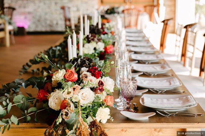 Centros de mesa florales para adornar vuestro banquete 🌺 - 3