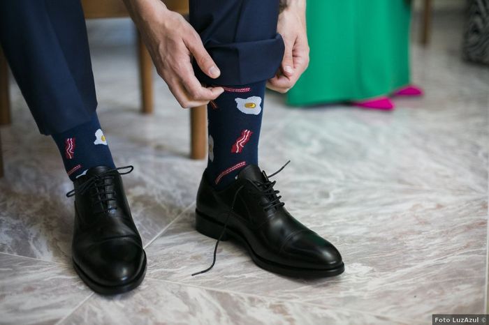 ¿Llevarás calcetines personalizados en la boda? 🤵 1