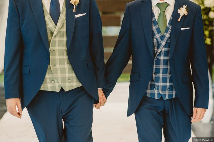 Novios con el mismo color de traje: ¿será vuestro caso? 👔 1