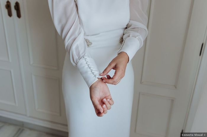 El vestido de novia...¿Con o sin mangas? 🤔 1