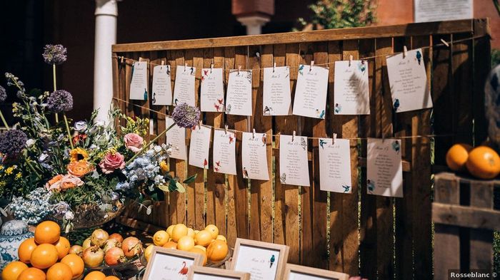 Seating plan con pinzas, ¡4 ideas que te encantarán! 😍 2