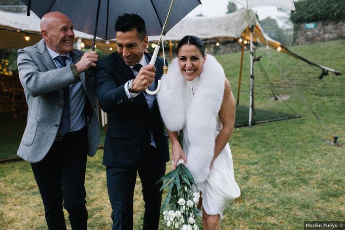 ¿Te preocupa que llueva el día de tu boda? ☔️ 1