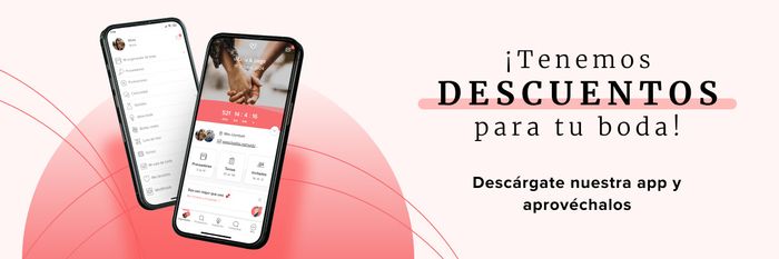 ¡Descarga nuestra App y consigue descuentos para tu boda! 💍 1