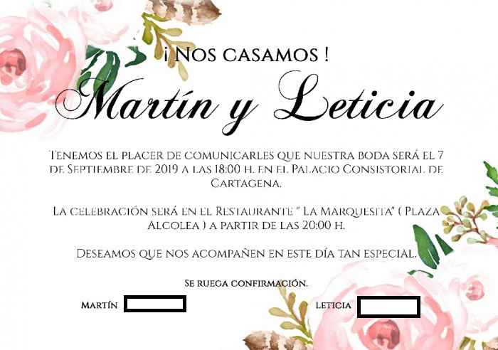 Invitaciones