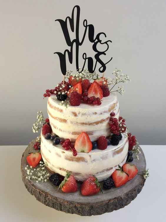 Tarta con frutas