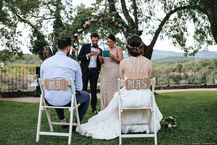 ¿Personalizaréis vuestros asientos de la ceremonia? - 1