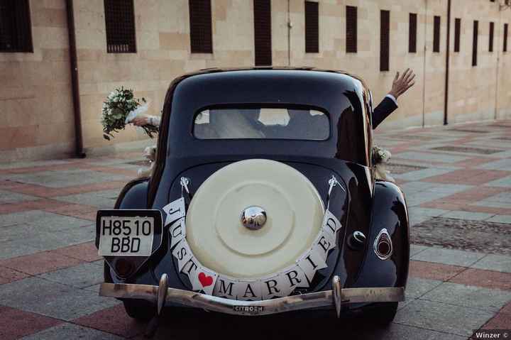 La decoración de este coche nupcial te robará el corazón ❤️️ - 1