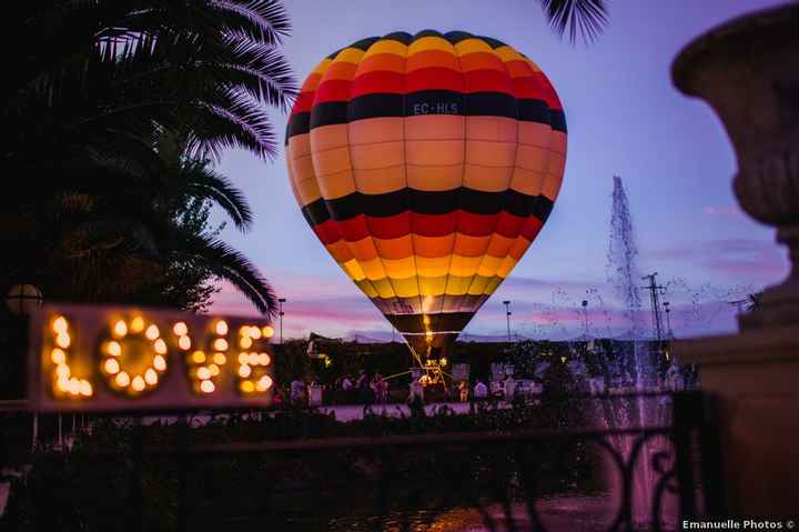 Un globo en la boda, ¿y por qué no? ✨ - 1