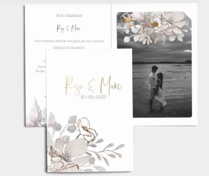 Mis invitaciones: ¿con foto en blanco y negro? - 1