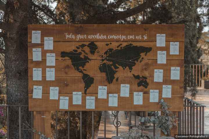 Te propongo un seating plan para vuestra boda viajera 🌏 - 1