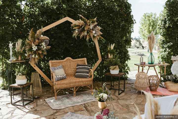 Un altar vintage ideal para la ceremonia ✨ - 1