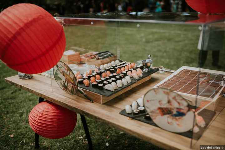 ¿Incluiréis una barra de SUSHI en el cóctel? 🍣 - 1