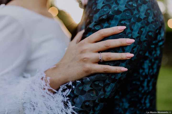 Manicura rosa para novias románticas 💅 - 1