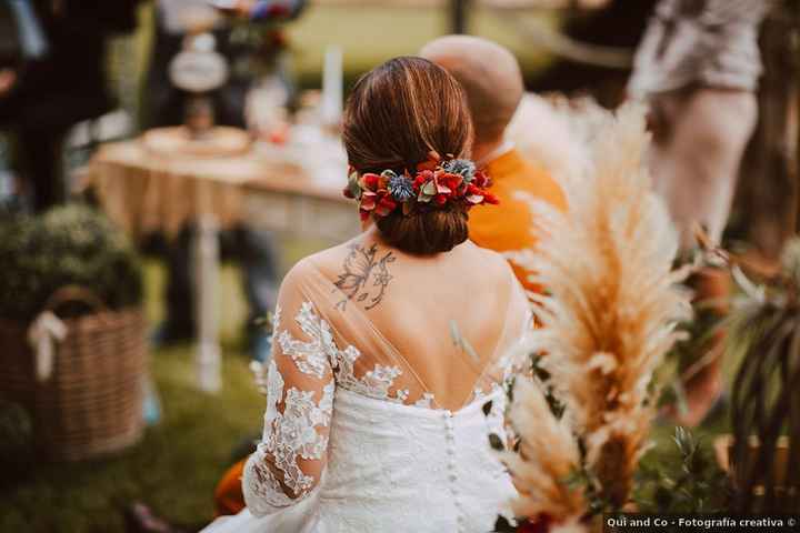 Moño y tocado 🌸 ¿te harás esta combinación para la boda? - 1