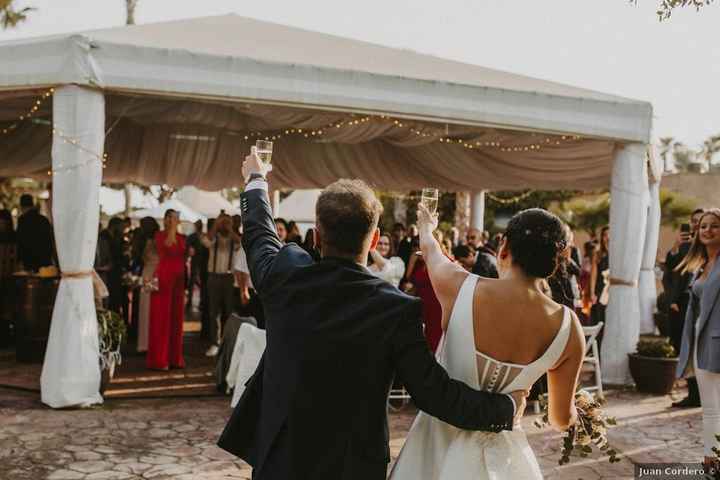 ¿En qué momento de la boda daréis el brindis? 🥂 - 1