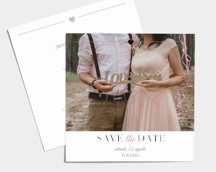 ¿Enviaréis un Save The Date? - 1