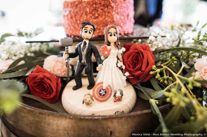 ¿Cuántos puntos le das a este cake topper original? 🍰 - 1