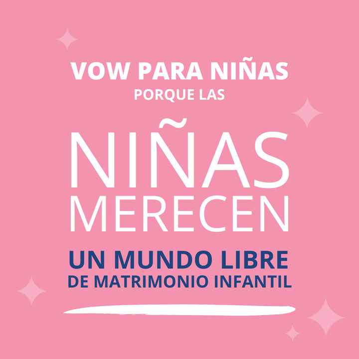 ¡Súmate a la lucha contra el matrimonio infantil aquí! 👧 - 1