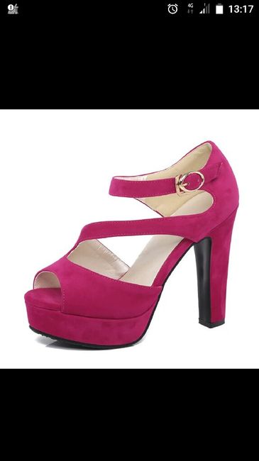  Alto zapatos de novia - 1
