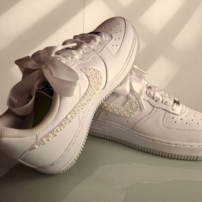 ¡Mis zapatillas personalizadas para el gran día! 3