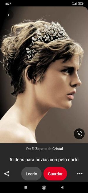 ¿Como se pone una tiara con pelo corto? 5