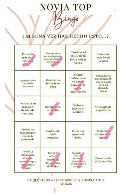 Bingo de novia, ¡a ver quién me supera! - 1