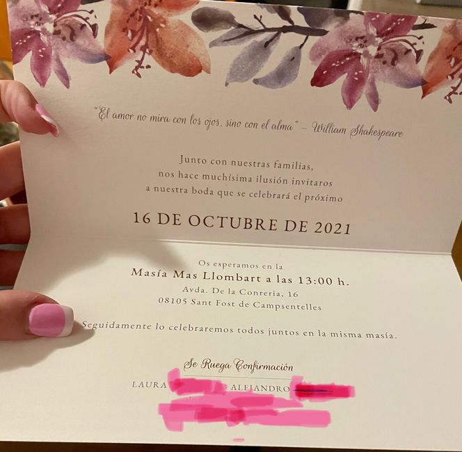 Texto para invitaciones 2