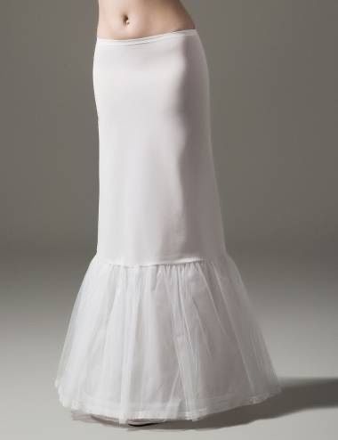 Cancán para vestido corte sirena 4