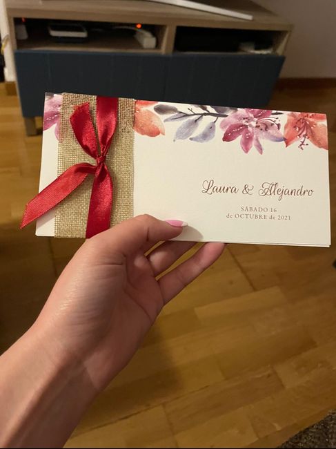 ¿De qué color serán vuestras invitaciones? 2